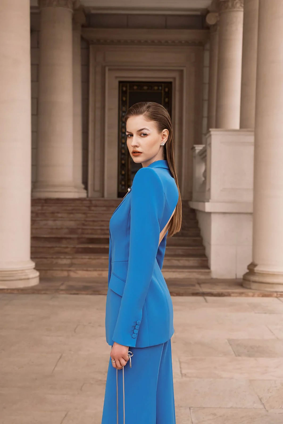 Sexy Open Back Women Blazer Su - مراجعة Women Formal Wear For Graduation وسعره