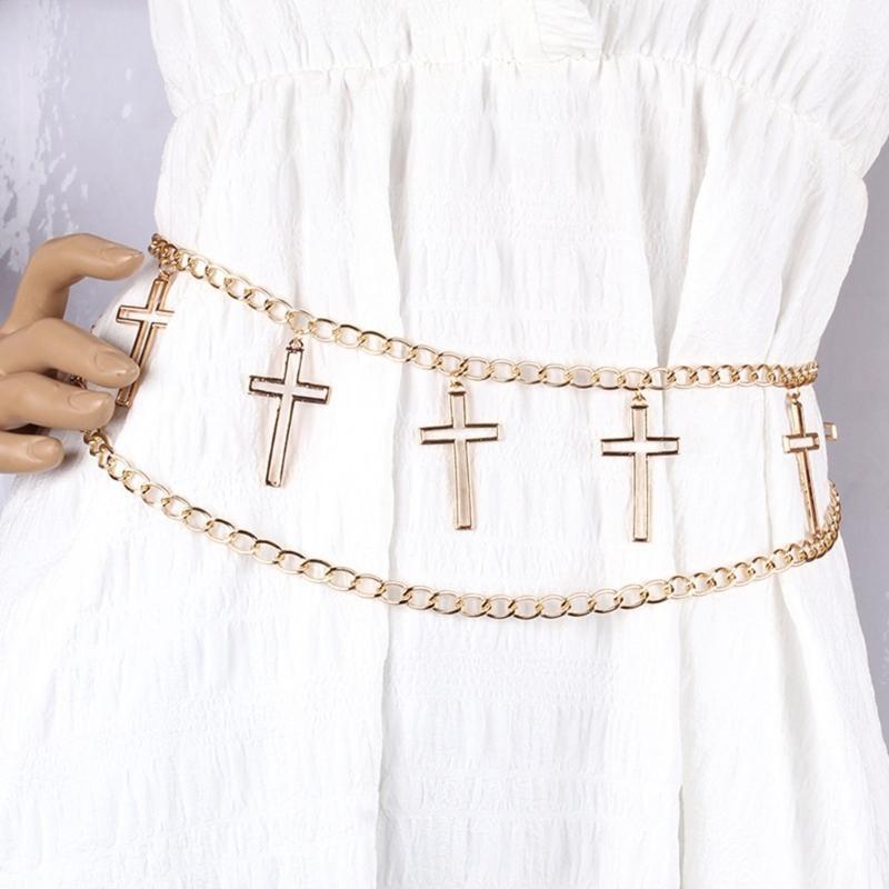 39BD Cool Crossed Pendant Wais - مراجعة Women Formal Event Wear وسعره
