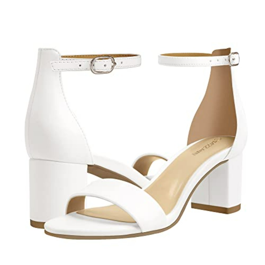 PIZZ ANNU Women's Low Block Ch - مراجعة Pump Heel Block وسعره