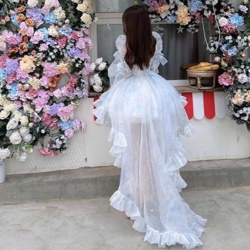 Sweet Lolita French Puff Sleev - مراجعة Women Formal Wear For Graduation وسعره
