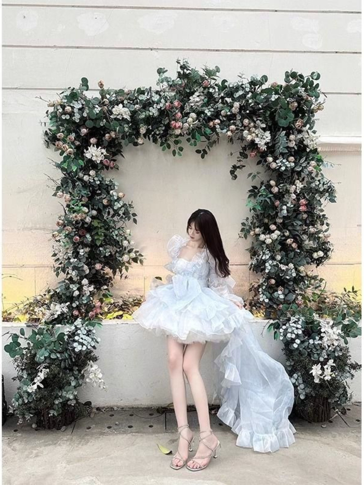 Sweet Lolita French Puff Sleev - مراجعة Women Formal Wear For Graduation وسعره