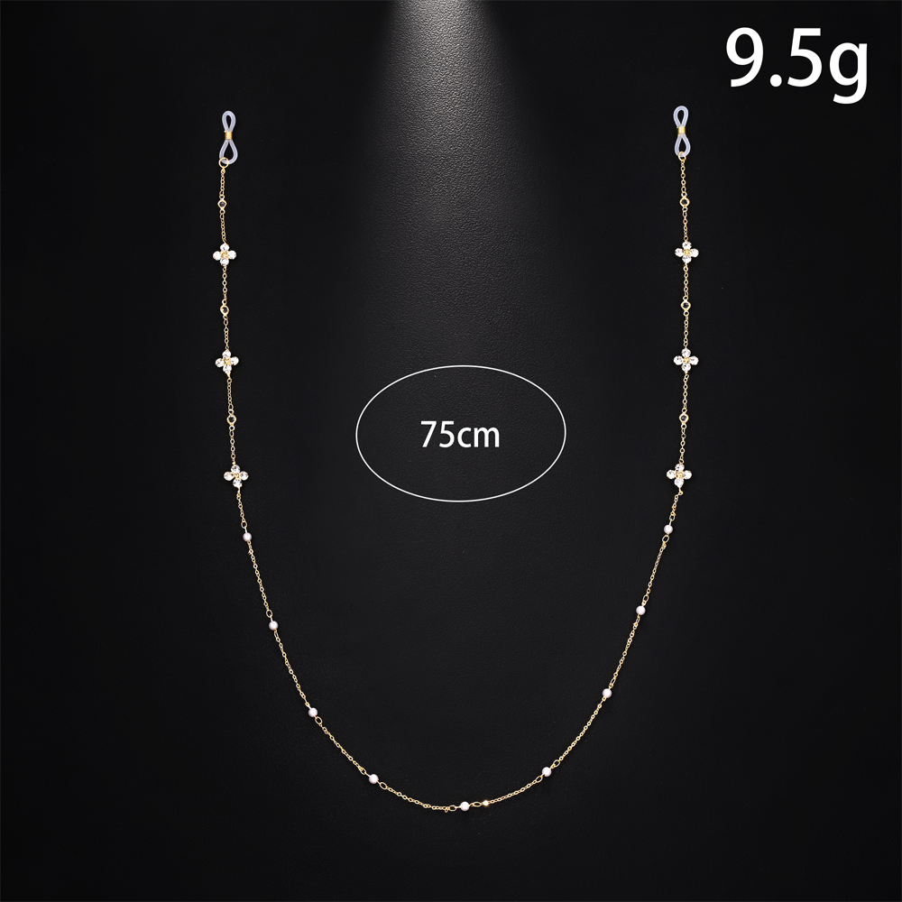 Eyeglass Chain Sunglasses Lany - مراجعة Pearl Necklace Set وسعره