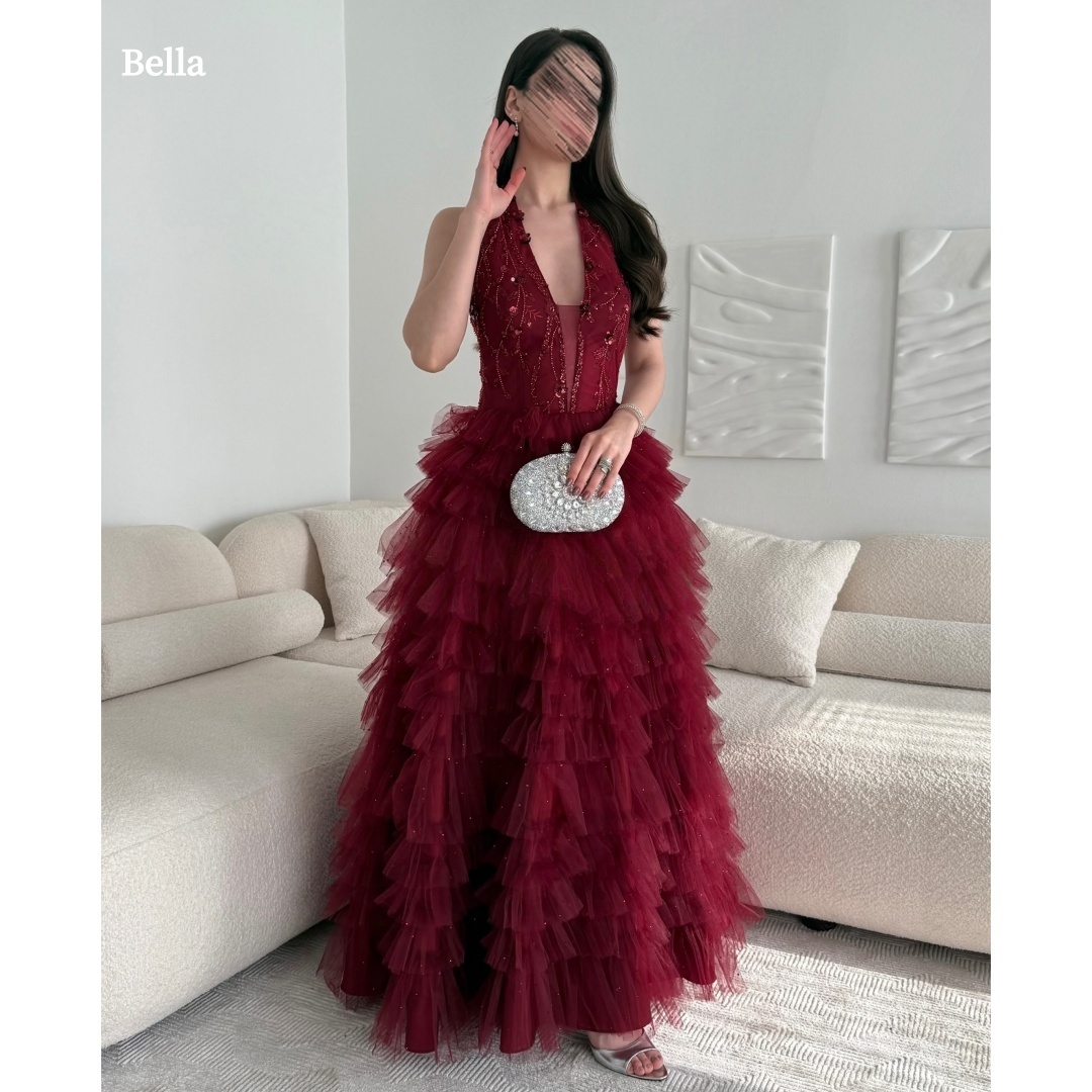 Bella Customized Satin Off-the - مراجعة Women Formal Wear For Graduation وسعره