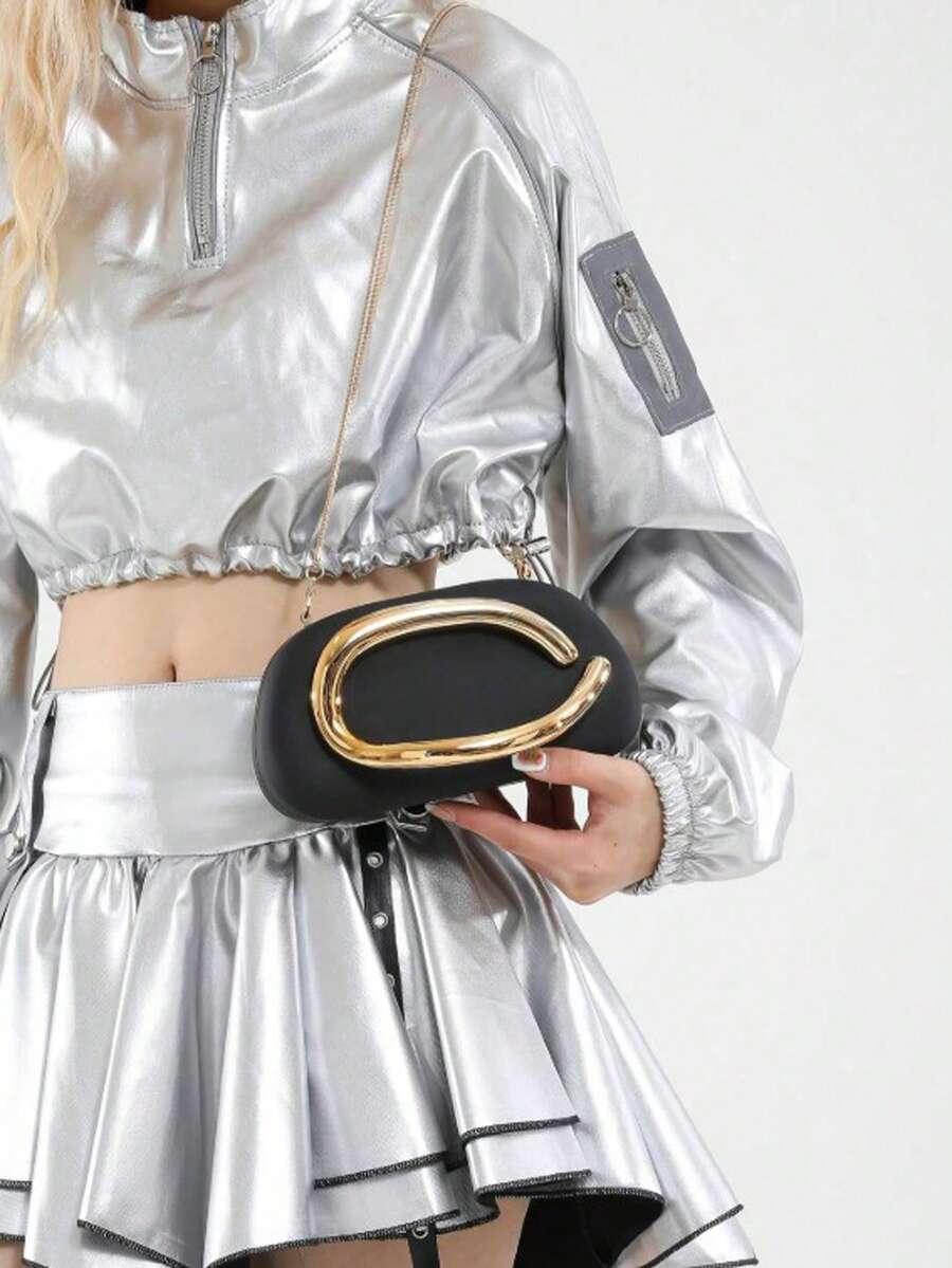 Elegant Black PU Clutch With G - مراجعة Women Formal Event Wear وسعره