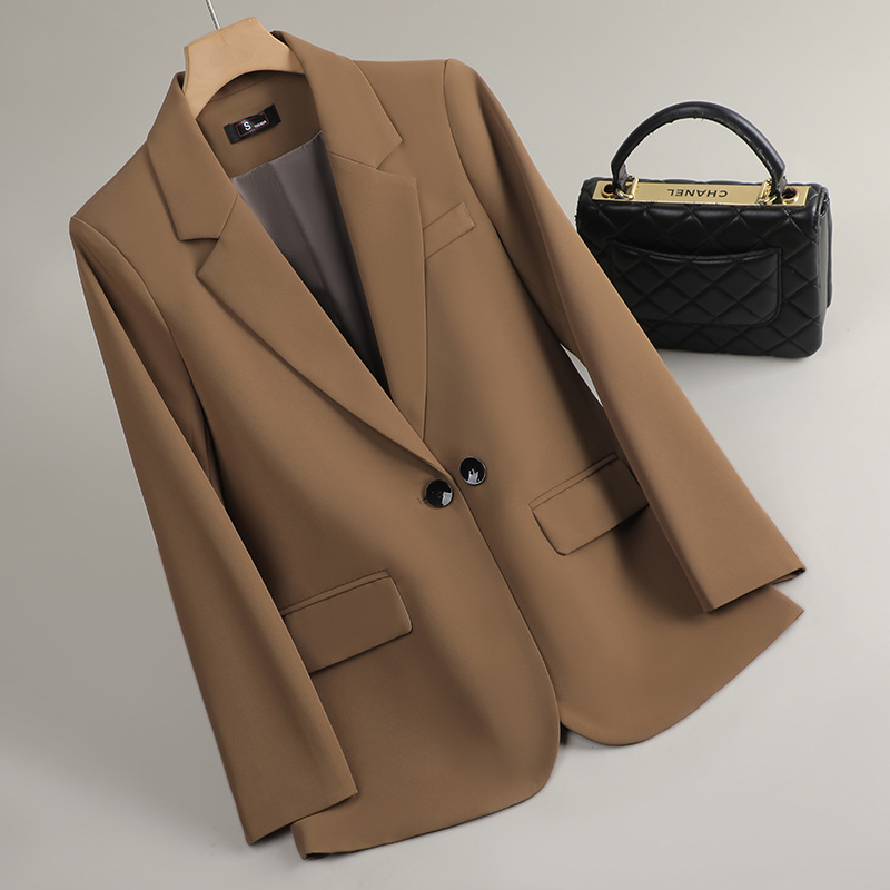 Autumn Long Sleeve Outwear Bla - مراجعة Women Formal Wear With Black Blazer وسعره