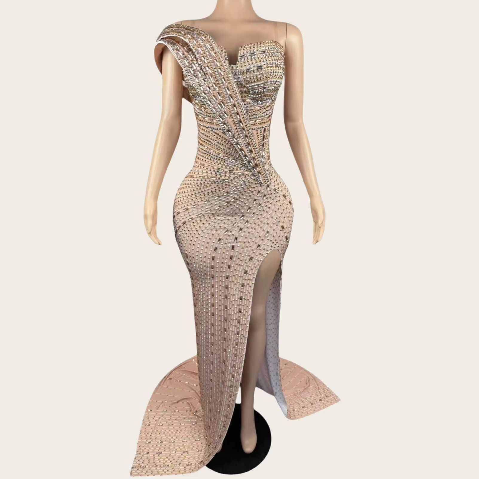 Xiangbin Sparkly Crystals Form - مراجعة Women Formal Wear For Graduation وسعره