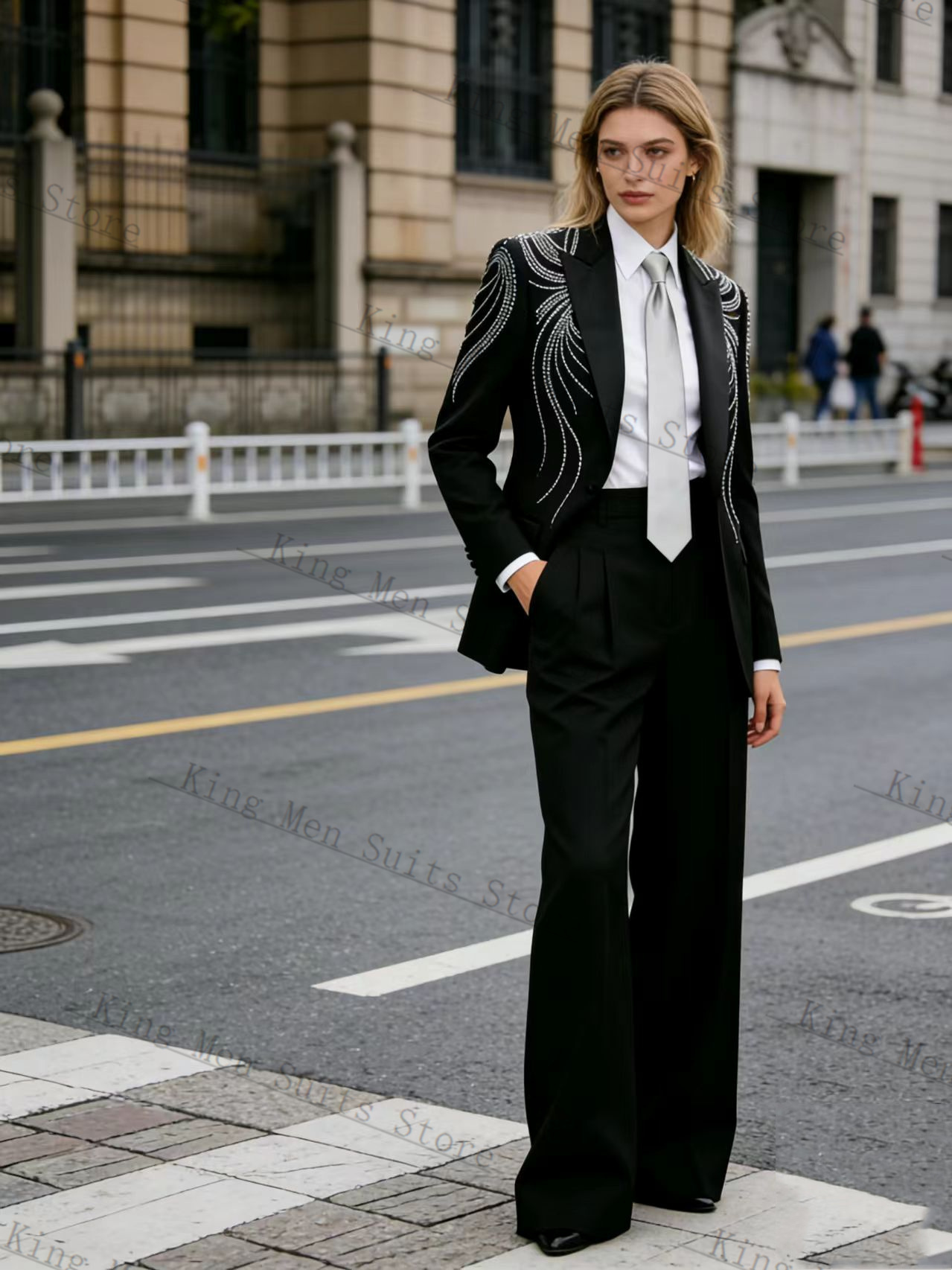 Black Women Suit Set 2 Pcs Bla - مراجعة Women Formal Wear With Black Blazer وسعره
