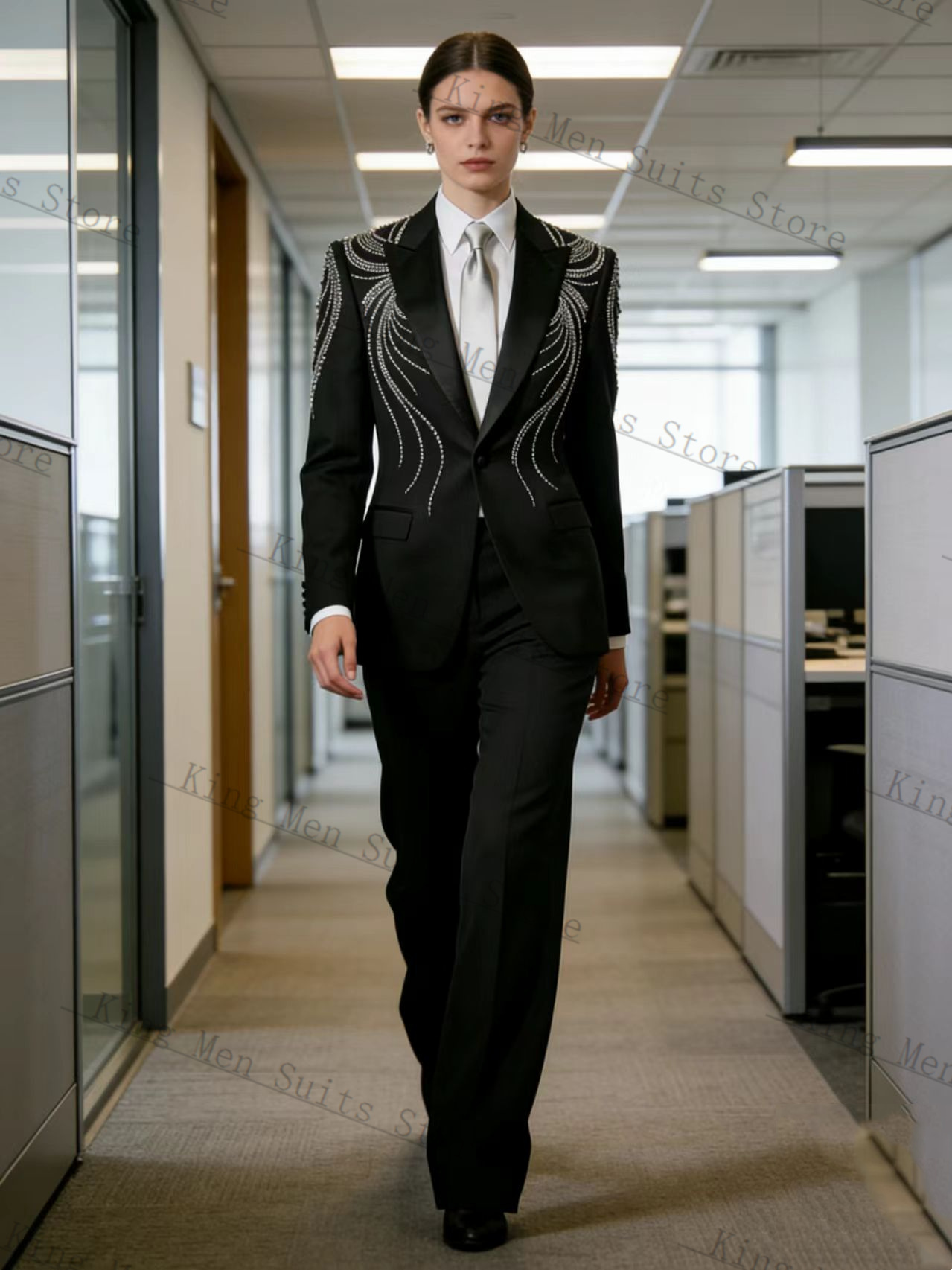 Black Women Suit Set 2 Pcs Bla - مراجعة Women Formal Wear With Black Blazer وسعره