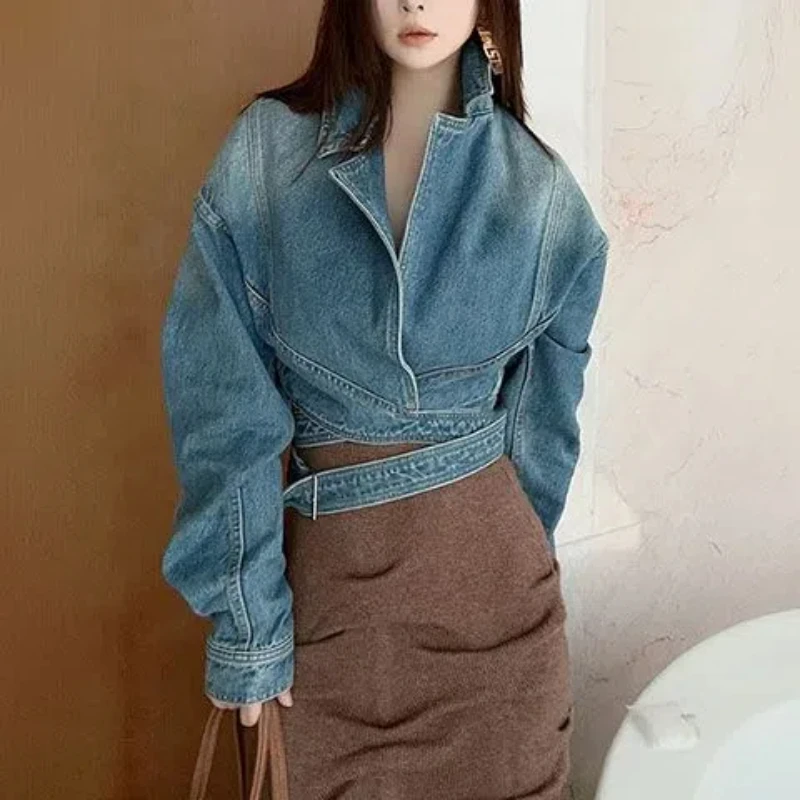 Blue Washed Retro Denim Jacket - مراجعة Unique Women'S Formal Wear وسعره