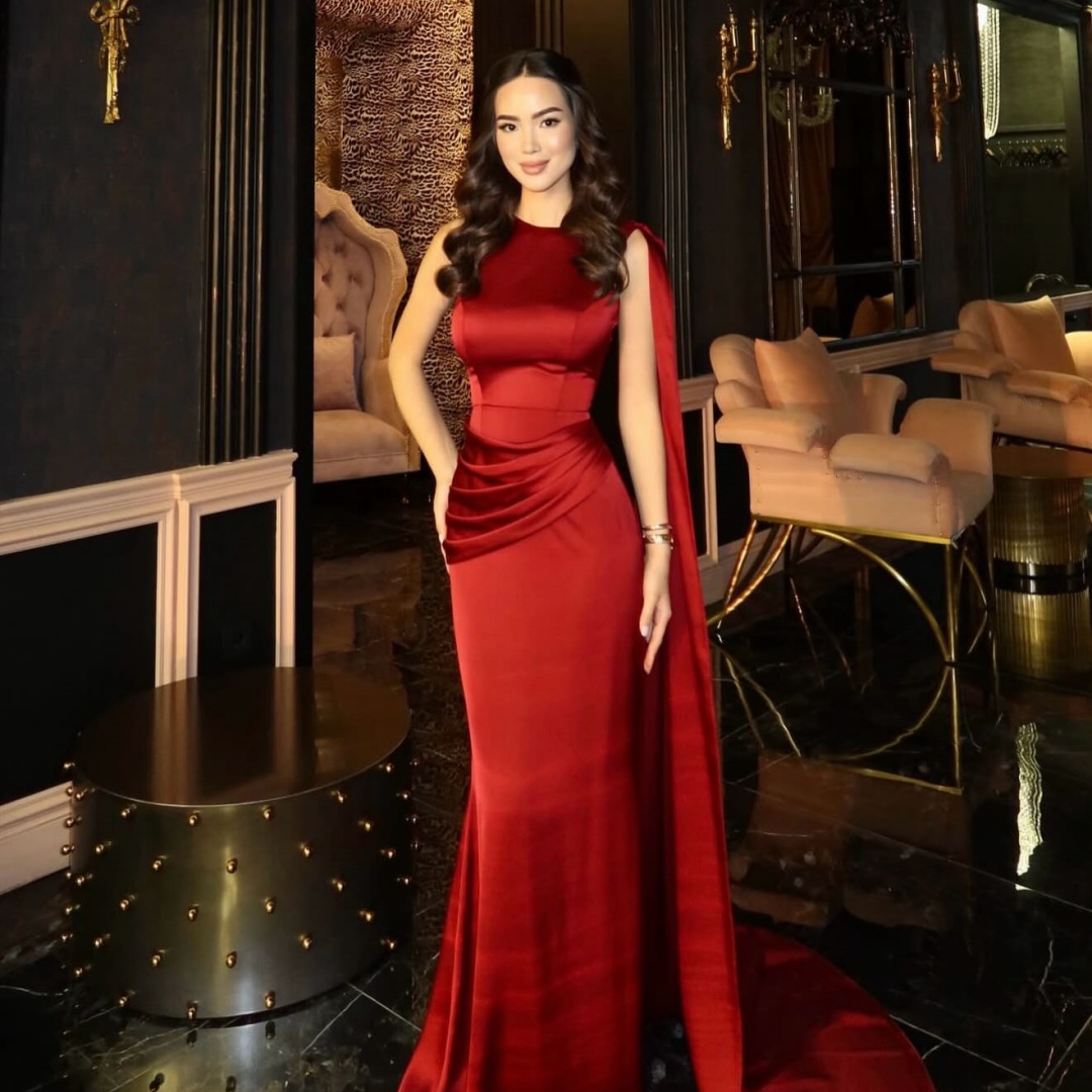 Bella Customized Red Satin One - مراجعة Women Formal Wear For Graduation وسعره