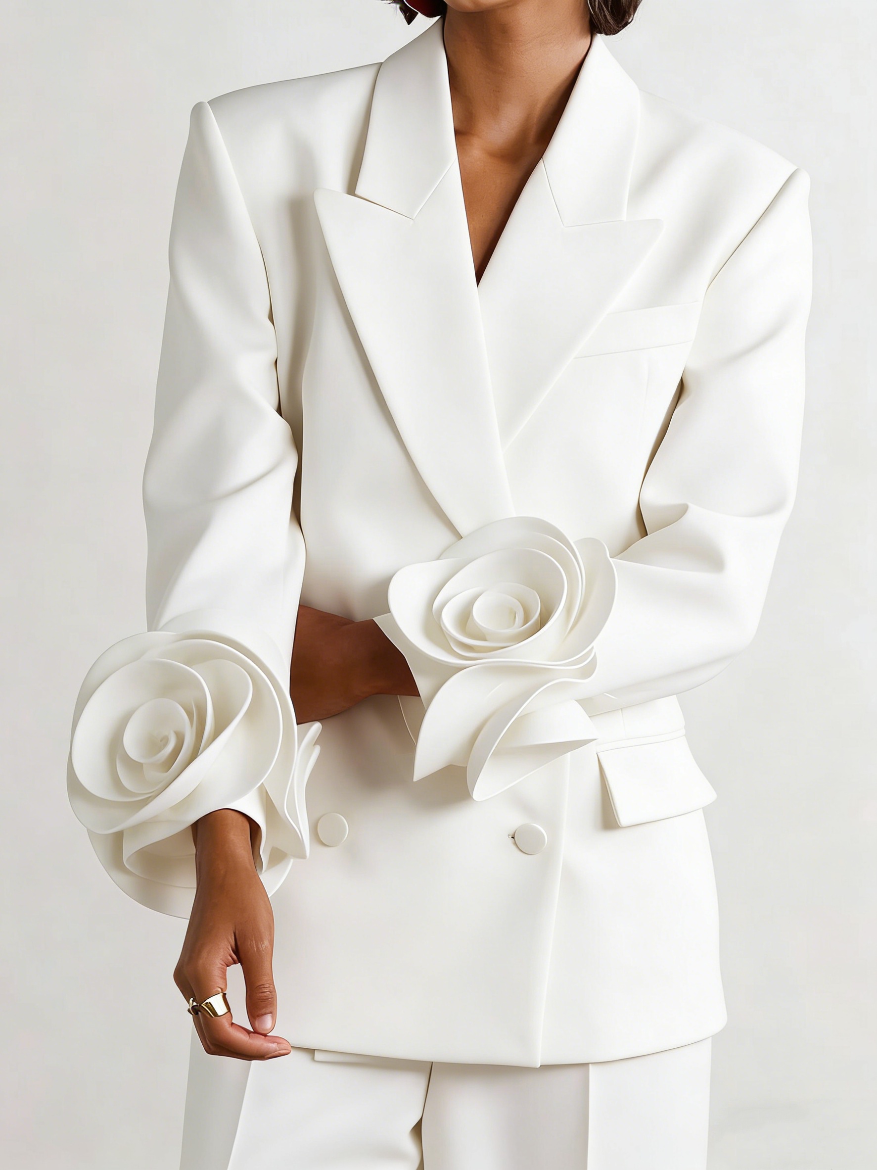 2 Pieces White Flowers Women P - مراجعة Women Formal Wear For Graduation وسعره