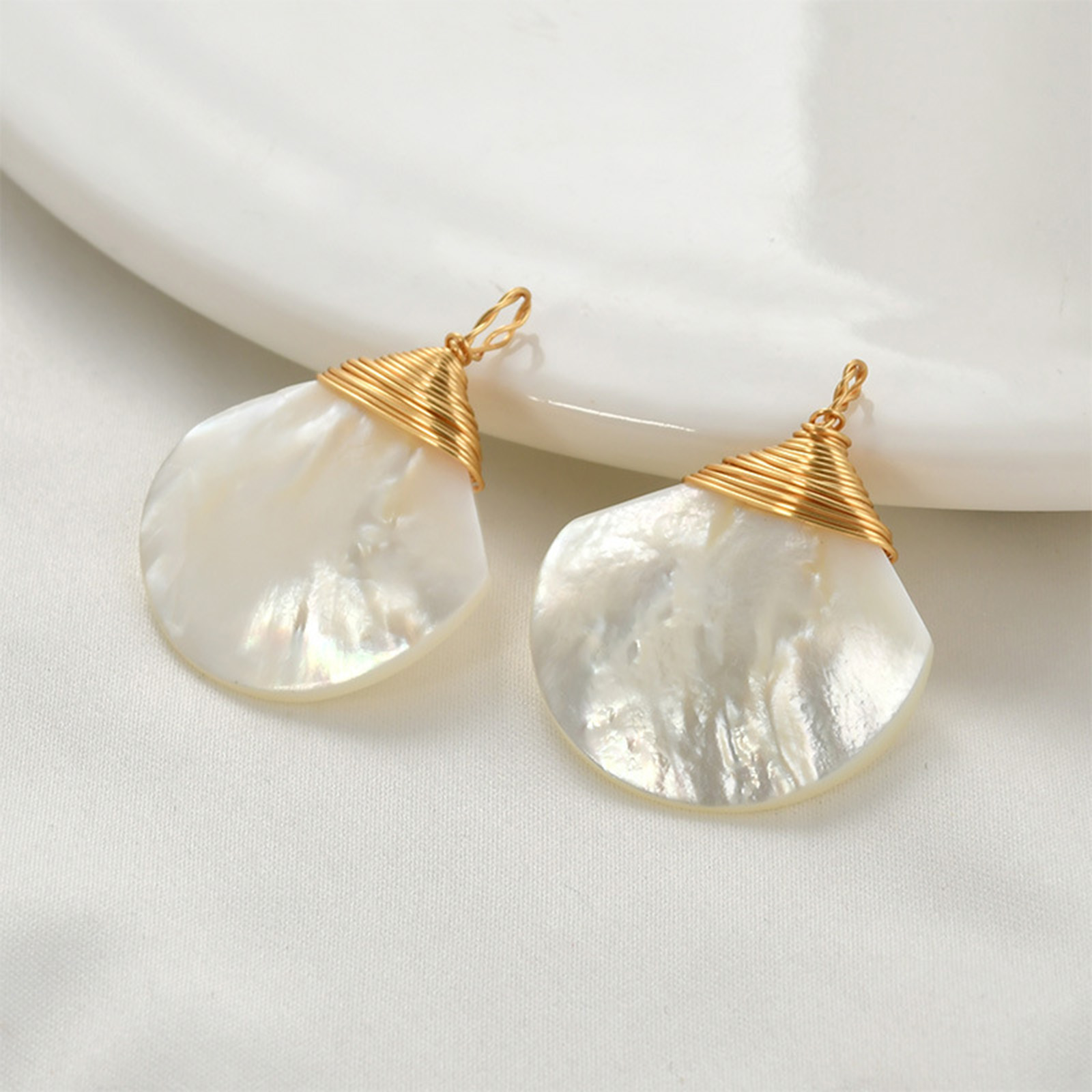 1pc Brass Charms Gold Color Wi - مراجعة Pearl Necklace Set وسعره