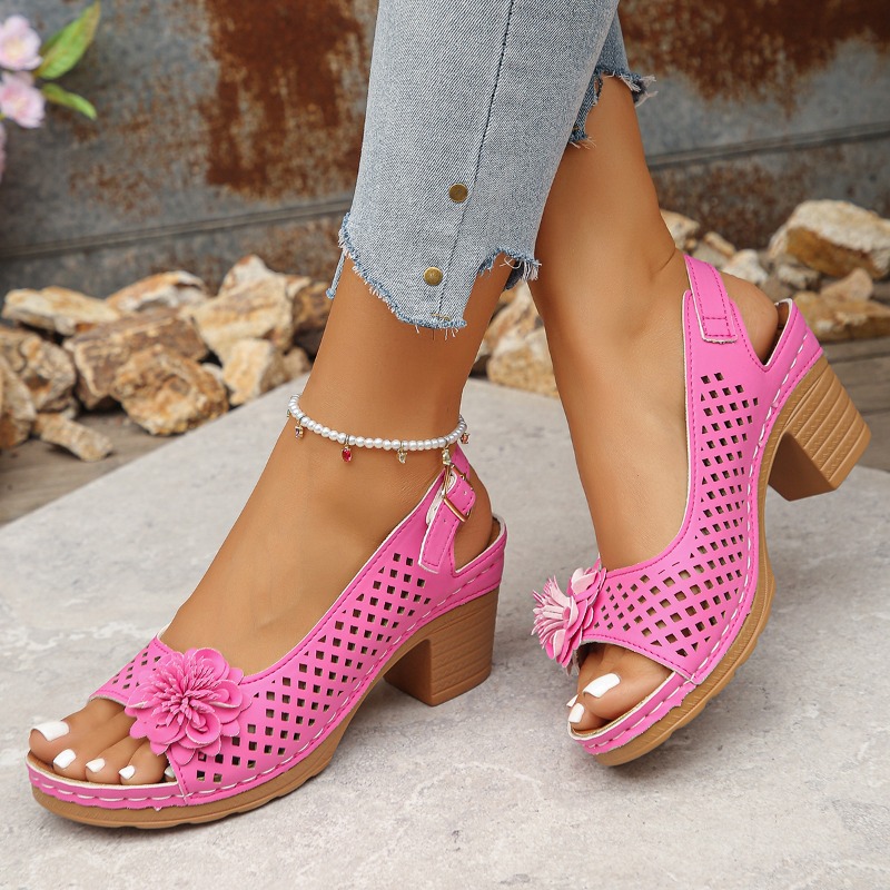 Block Heel Sandals Women's Fas - مراجعة Pump Heel Block وسعره