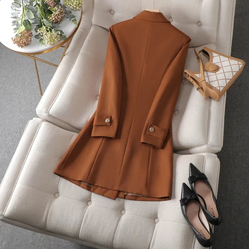 Autumn Winter Jacket Women Lon - مراجعة Women Formal Wear With Black Blazer وسعره