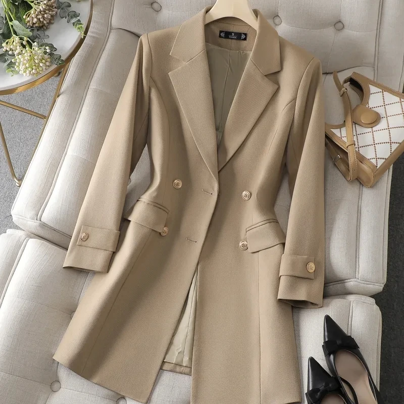 Autumn Winter Jacket Women Lon - مراجعة Women Formal Wear With Black Blazer وسعره