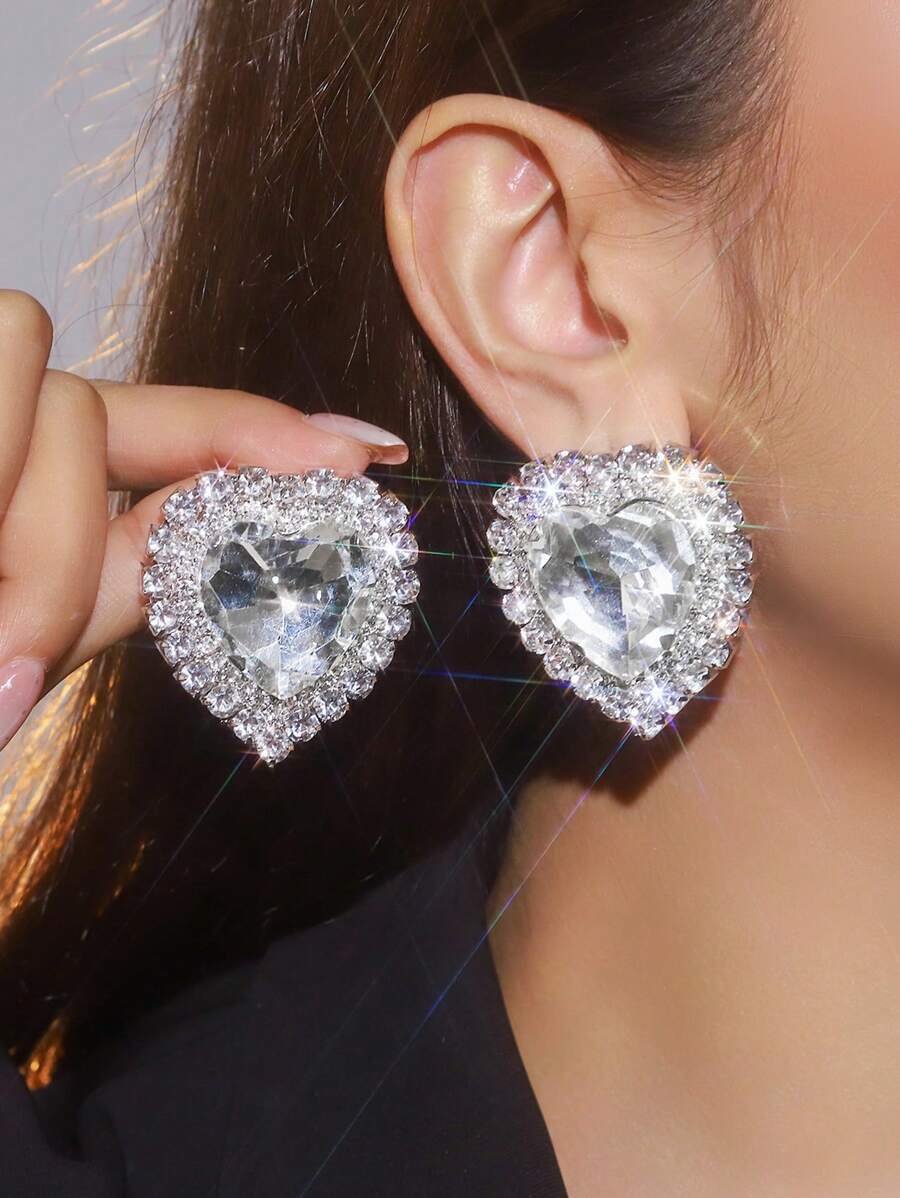 Luxury Heart-Shaped Crystal Rh - مراجعة Women Formal Event Wear وسعره