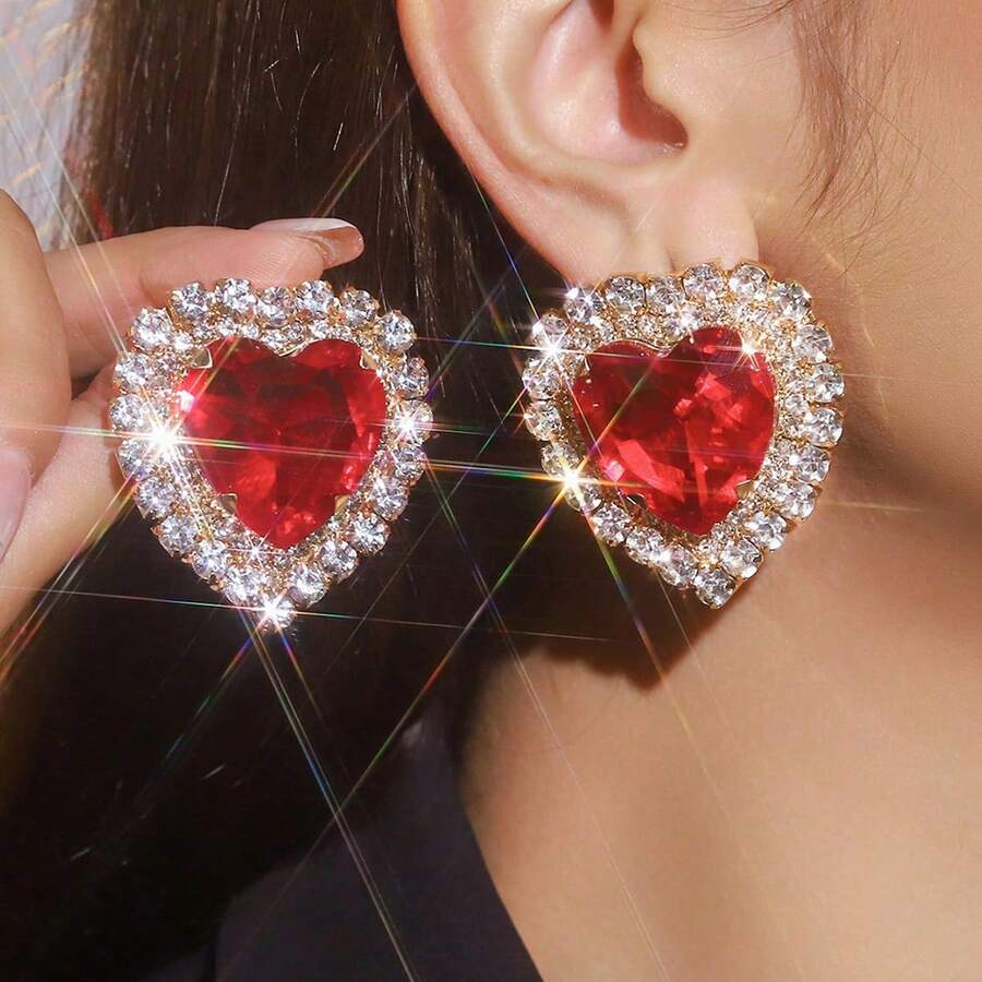 Luxury Heart-Shaped Crystal Rh - مراجعة Women Formal Event Wear وسعره