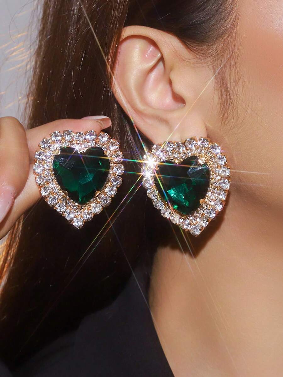 Luxury Heart-Shaped Crystal Rh - مراجعة Women Formal Event Wear وسعره