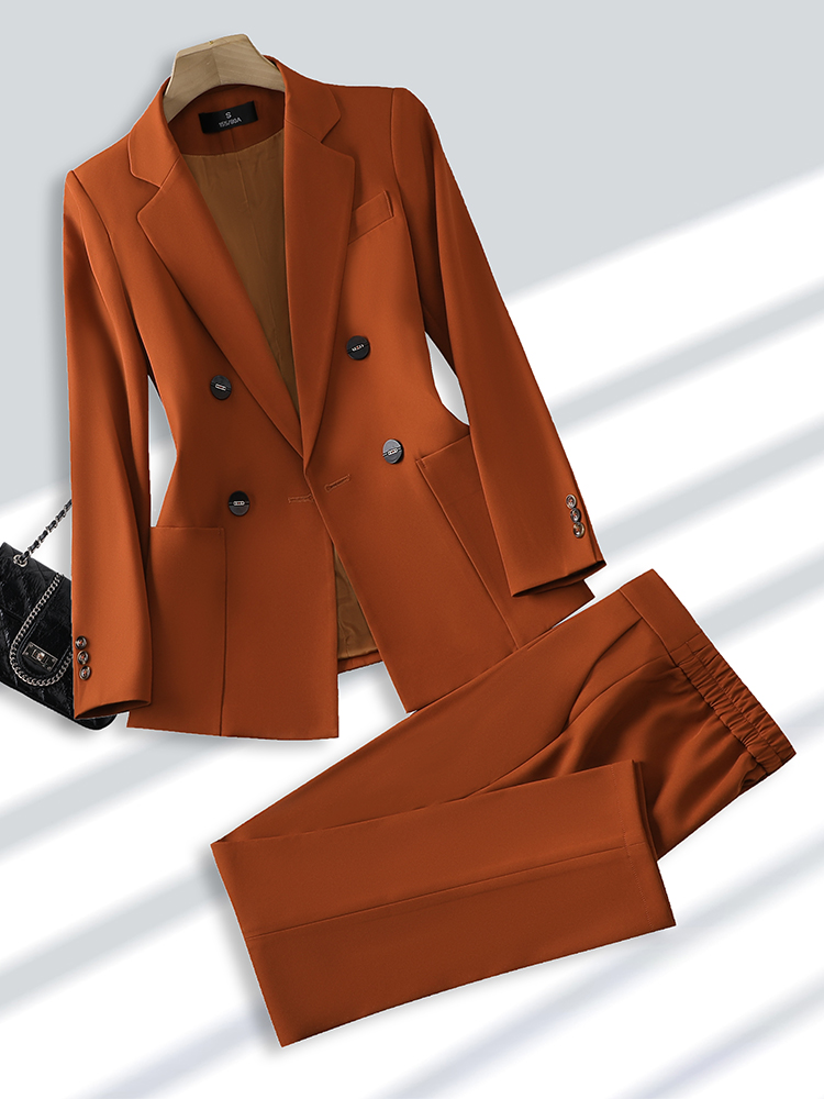 Fashion Ladies Pant Suit Forma - مراجعة Women Formal Wear With Black Blazer وسعره