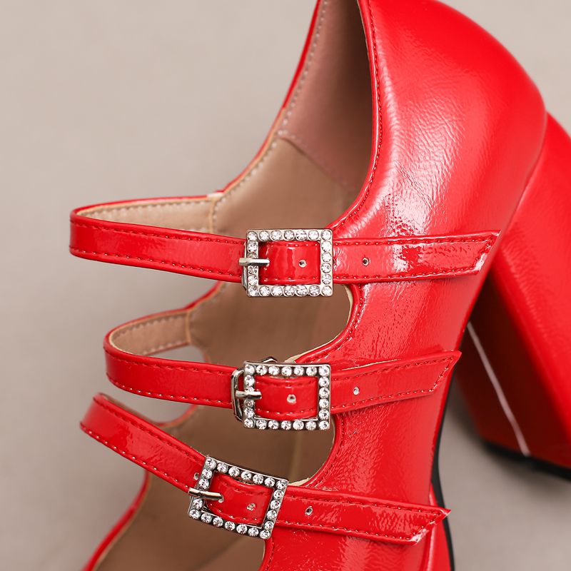 SIMLOVEYO Brand Women Pump Rou - مراجعة Pump Heel Block وسعره