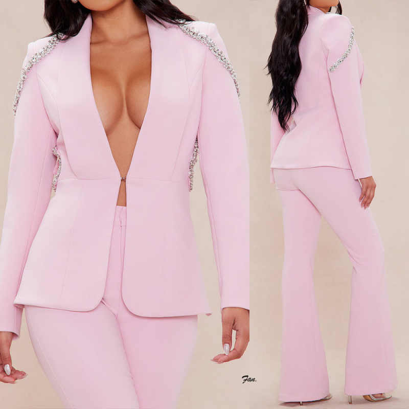 2 Pieces Candy Color Women Fas - مراجعة Women Formal Wear For Graduation وسعره