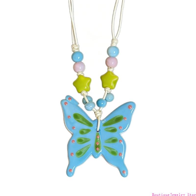 E1PE Stylish Butterfly Charm N - مراجعة Unique Women'S Formal Wear وسعره