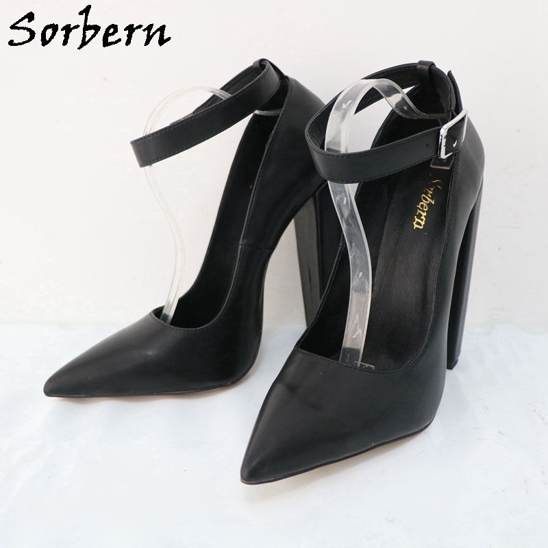 Sorbern Large Size Eu47 Women  - مراجعة Pump Heel Block وسعره