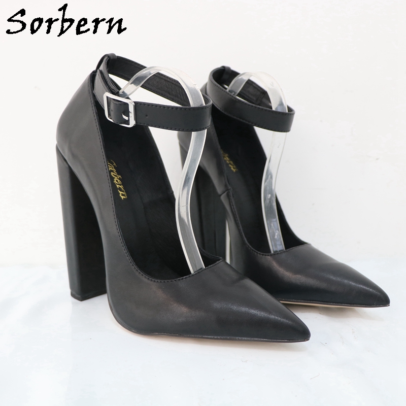 Sorbern Large Size Eu47 Women  - مراجعة Pump Heel Block وسعره