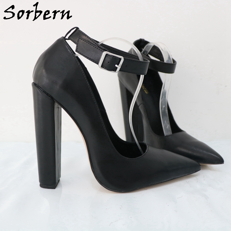 Sorbern Large Size Eu47 Women  - مراجعة Pump Heel Block وسعره