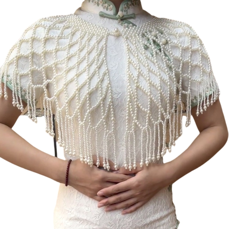  Light Pearls Decorated Pearls - مراجعة Women Formal Event Wear وسعره