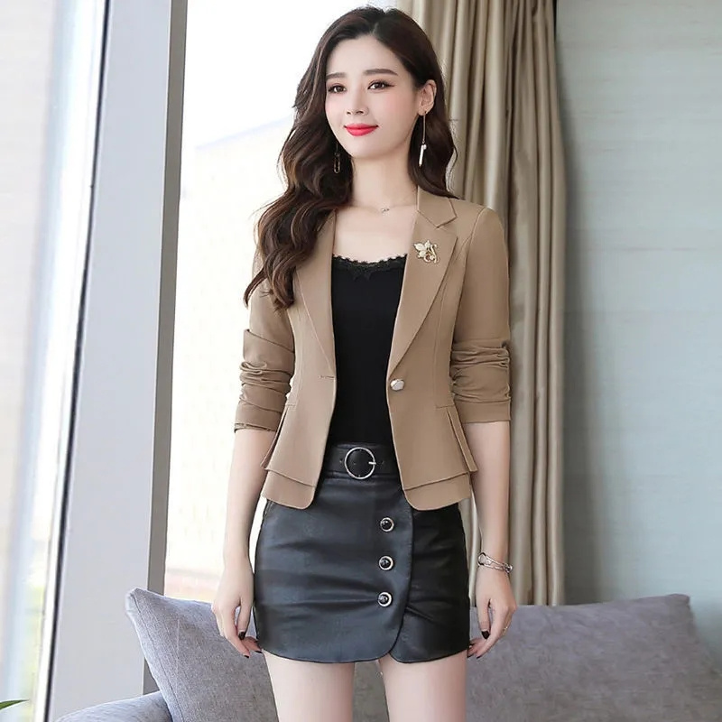 Women Ladies Red Green Beige B - مراجعة Women Formal Wear With Black Blazer وسعره
