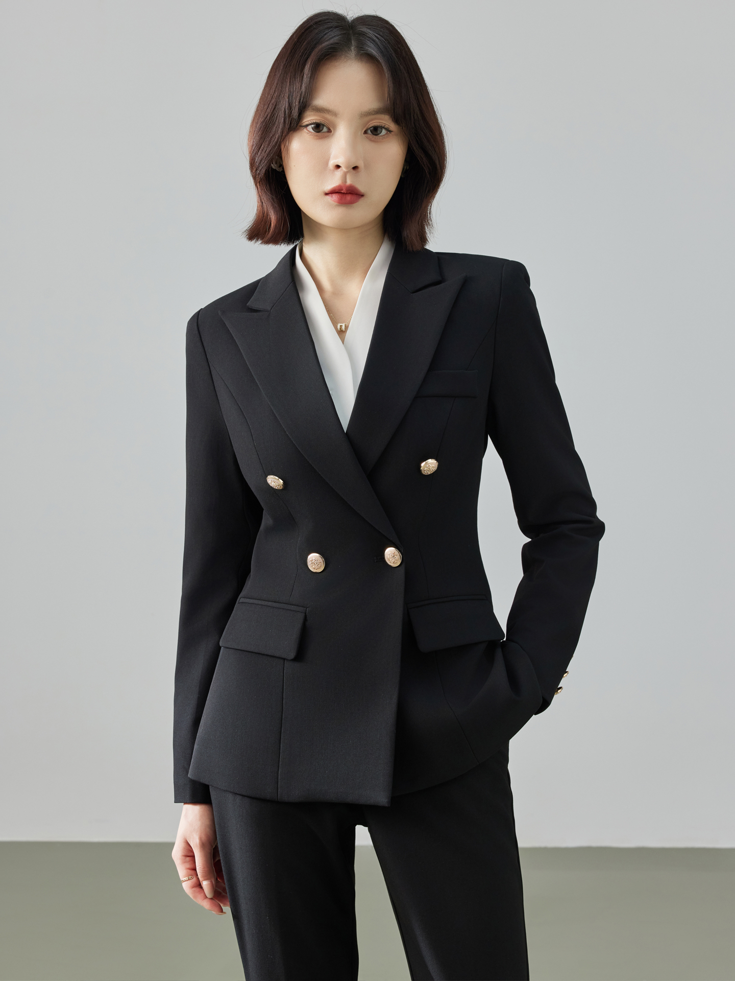 Cobalt Blue Suit Set for Women - مراجعة Women Formal Wear For Graduation وسعره