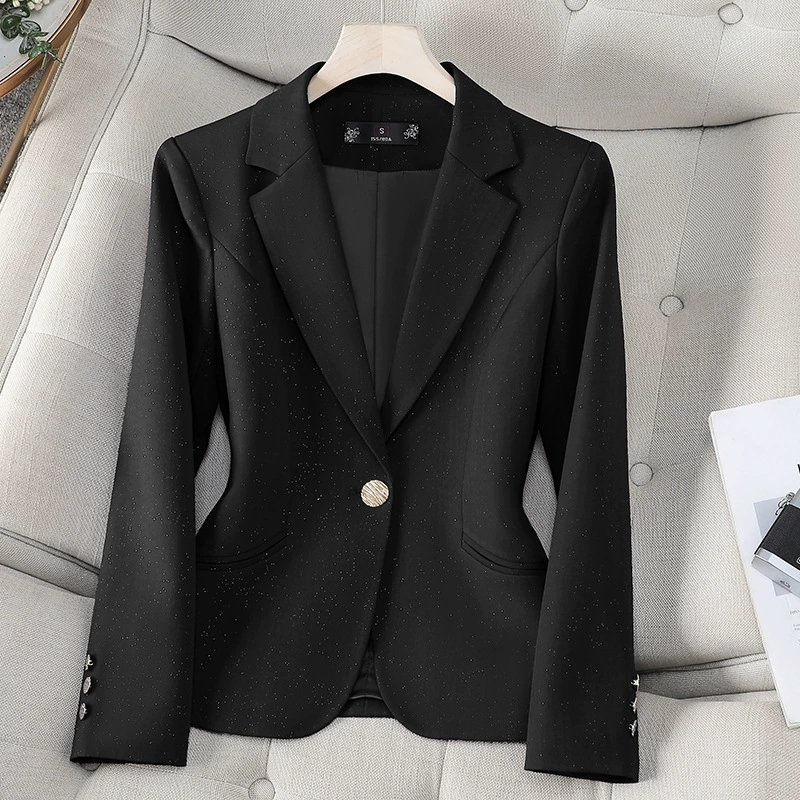 2025 Spring Autumn Women Blaze - مراجعة Women Formal Wear With Black Blazer وسعره
